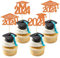 24 Stück 2022 Graduation Cupcake Toppers Glitter 2022 Graduation Cap Cupcake Picks für 2022 Graduation Party Kuchen Dekorationen Supplies Orange