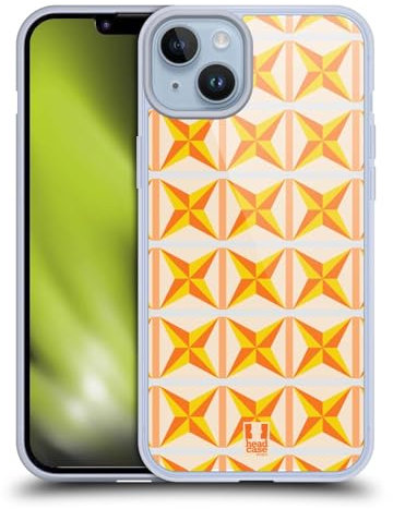 Head Case Designs Calavera Vieja Soleful Caso de Gel Suave Compatible con Apple iPhone 14 Plus