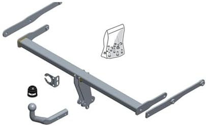 BRINK Anhängevorrichtung 680200 für CX-30 (DM) 16,16kg | 680200 Kompatibel mit CX-30 (dm, Dt, Ed)