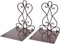 Buchstützen, Buchstützen Heavy Duty, 1 Paar antikes Design, große Buchstützen aus Metall – dekorative Buchstütze for Zuhause – 18 x 15 x 20,5 cm – schwere und stabile Buchstützen(Bronze)