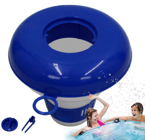 Flotador De Cloro para Piscina, Flotador De Tabletas De Cloro, Dispensador De Cloro, Soporte para Tabletas De Cloro, Dispensador De Tabletas De Cloro para Piscina, SPA