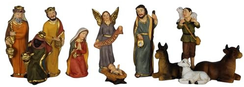 ZICOM Krippenfigurenset Haifa barock ca. 8cm 12-TLG. Polyresin, handbemalt
