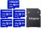Vansuny Micro SD Card 128GB 5 Pack microSDXC Memory Cards with SD Adapter A1 App Performance V30 4K Video Recording C10 U3 Micro SD for Phone, Security Camera, Dash Cam, Action Camera