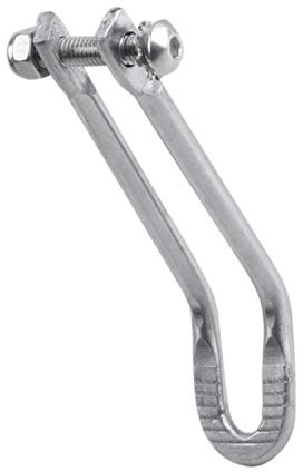 cyclingcolors Lampenhalter aus Edelstahl für den vorderen Fahrradscheinwerfer, kompatibel mit Niro, 90 mm