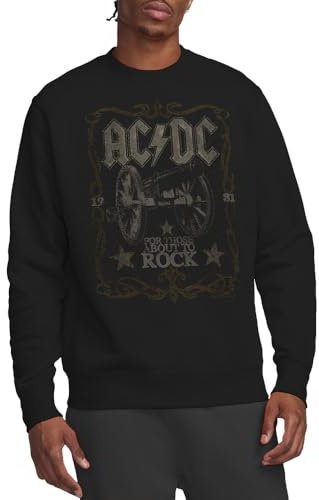 AC/DC ACDC Rock Label Crew Sweatshirt
