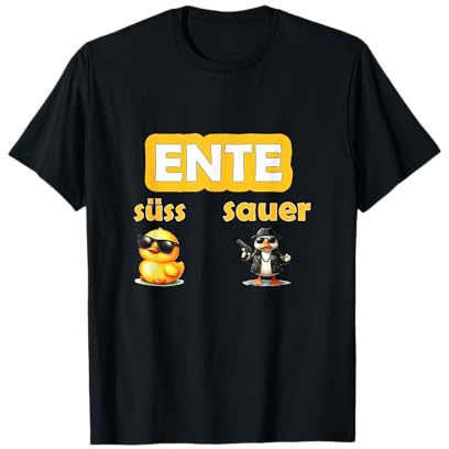 Ente Enten Entchen lustig Wortspiel Koch Landwirt Ente T-Shirt
