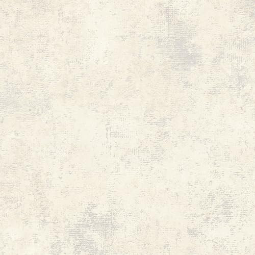Profhome Betonoptik Tapete 388331-GU Vliestapete creme weiß 0,53 m x 10,05 m / 5,33 m2