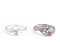 Amamiya Ren Ringe für Männer Frauen Cosplay Amamiya Ren Offener Ringe Knöchel Stacking Ring 2pcs Set