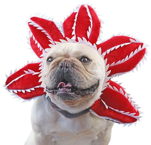 CHEERTAILS Hunde-Halloween-Kostüm, Hut mit Blumen-Design