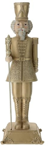 Holyart Generale schiaccianoci Resina Dorata 40 cm