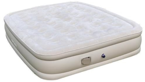 lluoqian Comfort Automatisch aufblasbares Doppelbett mit PVC-Beflockung: Verdickte, erhöhte, Faltbare Schlafmatratze for zu Hause(200 * 180 * 40cm)