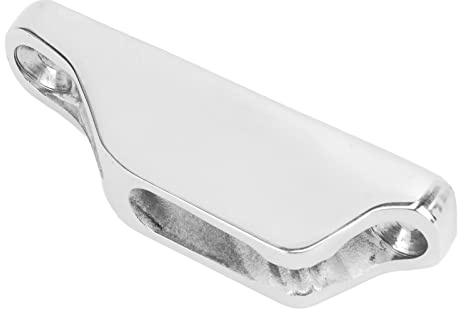 Cuifati 316 Stainless Steel Boat Rope Clam Cleat 18x80mm Marine Grade Hardware for Kayak, Ship, and Sailboat, Easy Install Jam Cleat for 3-6mm Lines