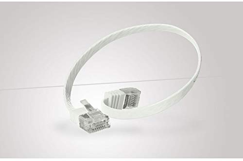 Tecline CAT6, 2 m weiß Netzwerk-Kabel - Kabel Netzwerk-(2 m, Cat6, U/UTP (UTP), RJ-45, RJ-45, weiß)