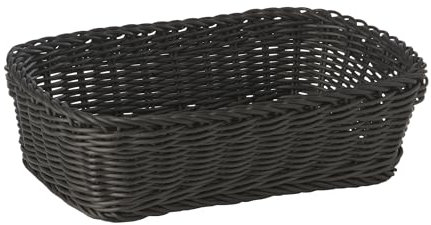 APS 50707 Korb PROFI LINE, 31 x 21 cm, Höhe 9 cm, Polypropylen, schwarz