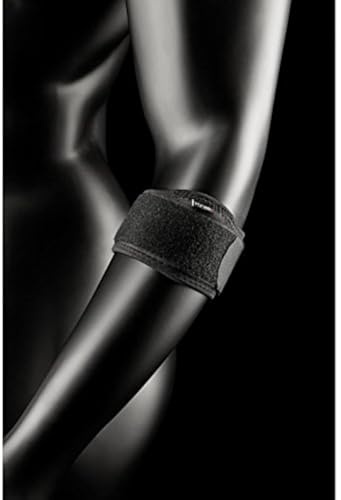 Kintex 6306 Bandage Golf-und Tennisarm, Ellenbogen, Stabilisierung, Neopren, mit Druckpolster, schwarz, One Size