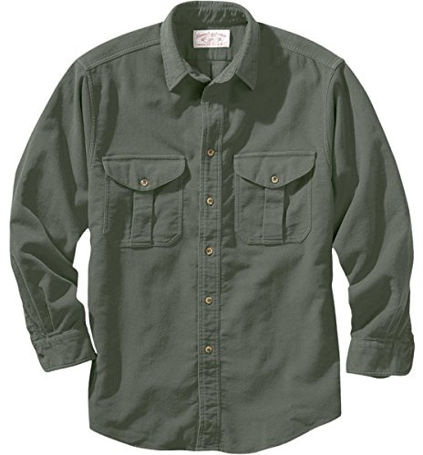 Filson Men's Moleskin Seattle Shirt - Dark Olive - 2XL