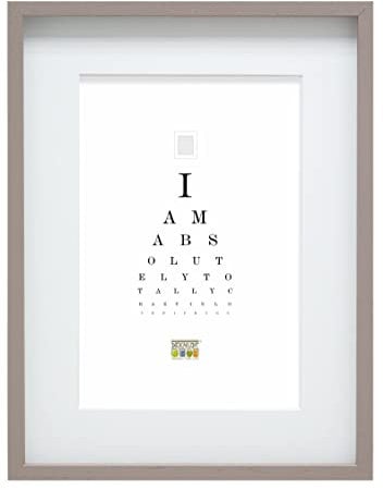 Deknudt Frames S223K7 Bilderrahmen, 30 x 40 cm, taupefarbenes Holz