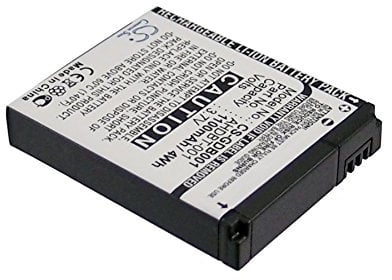 CS-GDB001 Battery 1100mAh compatible with [GoPro] HD Helmet Hero, HD Hero, 2, 960, Naked, Motorsports Surf 2 HD2-14, 1080p Digital Cameras replaces ABPAK-001, AHDBT-001, AHDBT-002