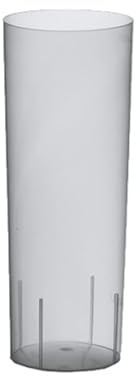 500 Trinkgläser für Longdrinks, PP 0,3 l Ø 5,85 cm · 15,2 cm transluzent unzerbrechlich