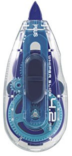 PLUS Japan Korrekturroller Slide 10m Bandlänge nachfüllbar umweltfreundlich, blau