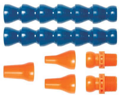 Loc-Line - 50813 Kühlmittelschlauch-Montagesatz, Acetal-Copolymer, 7-teilig, 1/2 Kühlmittelschlauch-ID