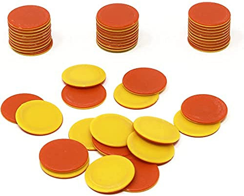 Learning Resources Jeu de 120 jetons Rouges/Jaunes