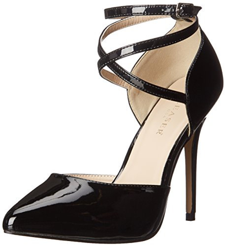 Pleaser AMUSE-25, Damen Pumps, Schwarz (Schwarz (Blk Pat)),39 EU
