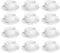 Argon Tableware 24 Piece Cappuccino Cup & Saucer Set - 200ml - Classic Collection - Tea Cup and Saucer Coffee Cappuccino Mugs Latte Drinking Mug Tea Plates