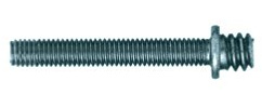 Plombelec - 100 pattes à vis M7 x 150 mm métaux D. 4 x 50 mm acier zingué - 013950 - Plombelec