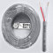 Elettrocavi K ® ELETTRO CAVI K - CAVO DOPPINO TELEFONICO TELECOM 1x2x1 DA ESTERNO 2x1 mm TELECOM-I 1221 PROFESSIONALE BIPOLARE 2 POLI ROSSO BIANCO 50 METRI