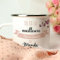 CADEAUX.COM - Mug Personnalisé En Émail - Tu es la meilleure - Idée Cadeau Personnalisé Avec Prénom et Message