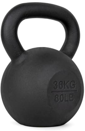 VirtuFit Kettlebell Pro - Kettle Bell - Gusseisen - 12 kg - Krafttraining - Gewichten