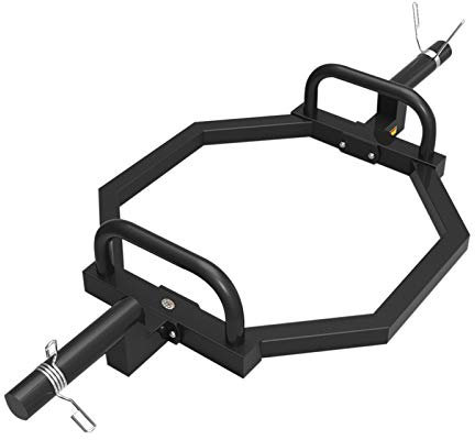 Hex Bar 50 mm, Barbell Olympische Trap Bar, Deadlift Hantelstange, Hex-Stange, Shrug Bar, Kreuzheber aus hochwertigem Stahl, Vergrößern Sie Den Abstand Vom Boden um 10 cm