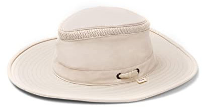 Tilley Ltm6 Airflo Broad Brim Recycled Sun Hat, Light Stone, 8