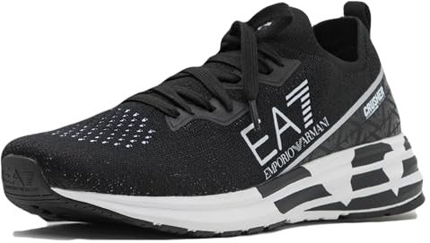 Emporio Armani Sneaker Running EA7 Training mesh Black/White Unisex US22EA11 X8X095 44