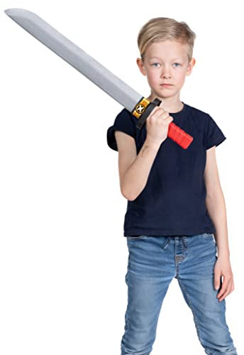 Maskworld Schaumstoff Schwert Ninja - Spielzeug-Waffe - Kostüm-Zubehör für Karneval, Halloween & Motto-Party