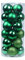 DAZZLEEX 24 palline decorative per albero di Natale, palline per albero di Natale, decorazioni per feste di compleanno, matrimoni, verde scuro