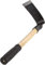 Unibos | Garden Digging Hoe with Rubber Grip Handle | Weeding Garden Soil Digging | Lawn Landscaping | Hand Hoe for Loosening and Aerating Soil | 43cm