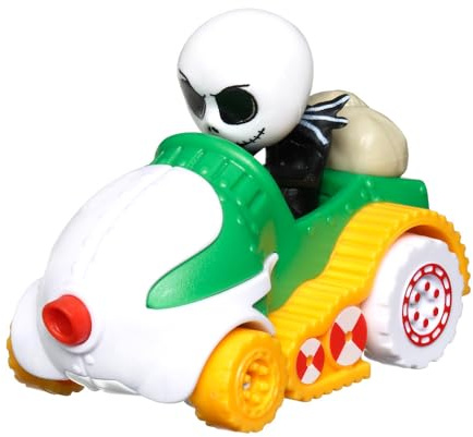 Hot Wheels Racer Verse Jack Skellington Diecast Model Car Toy Ages 3+ New | Gift for Kids & Collectors, HKC03