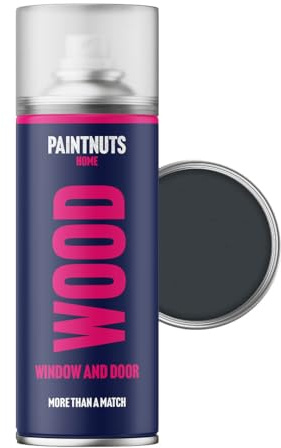 Paintnuts Kitchen Cupboard Paint - RAL-7016 - ANTHRACITE GREY Satin 400ml Spray Can