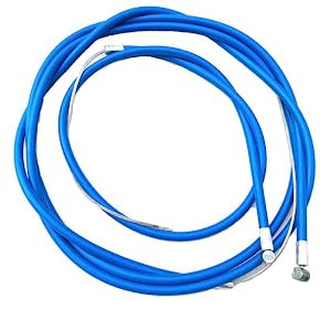 AARNAV FRONT REAR BMX MTB BIKE CYCLE BRAKE CABLES, Outer & INNER, Complete Brake Cable Set for Bicyle (Blue Complete Cable Set)