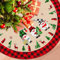 Kalolary 48 Zoll Weihnachtsbaum Rock, Schwarz Rot Grün Büffel Plaid Weihnachtsbaum Decke Zwergen Elch Schneeflocken Baum Design Xmas Tree Skirt Matte für Weihnachtsfeiertag Dekorationen