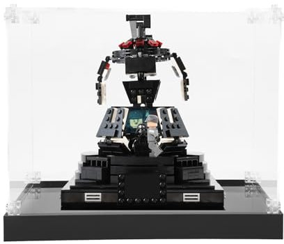 icuanuty Acrylic Display Case for LEGO 75296 Star Wars Darth Vader Medication Chamber, Dustproof Storage Display Case, Size: 25 x 20 x 20 cm
