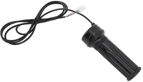 22mm Twist Throttle Grips, 3 Wire Electric Scooter Twist Throttle Hand Grips with Key Lock, for MiniMoto Dirt Bike Electric Chopper Scooter Pocket Bike