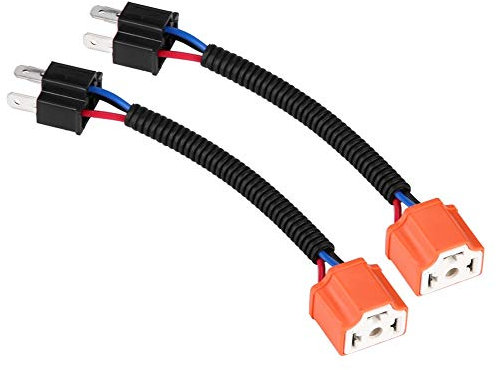 aqxreight H4/9003/HB2 Ke für Ramik-Stecker-Steckdosen-Verlängerung, Kabelbaum, Steckdosen-Adapter, Hochwertig, Hitzebeständig, für Scheinwerfer, Auto, Motorrad
