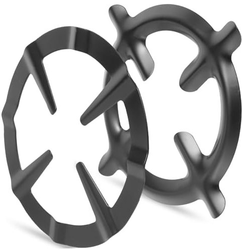 COLLBATH 2Pièces Support de Cuisinière à Gaz Dérapant pour Cafetière Support Créatif pour Réchaud à Gaz Idéal pour Stabiliser Vos Pots à Café sur Plaque de Cuisson Électrique