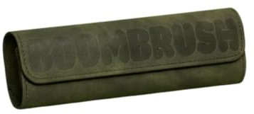 BOOMBRUSH Reiseetui - Wasserabweisendes Veganes Leder - Schützt Ihre Boombrush - Reiseetui für Elektrische Zahnbürste - Platz für 2 Bürstenköpfe und Kabel - Magnetverschluss