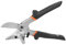 Scheren-Viertelrundschneider, PVC-Trunking-Rohr, Mehrwinkel-Gehrungsdichtung, Scherentrimmschneider, Handwerkzeug, 0–135, Verstellbar
