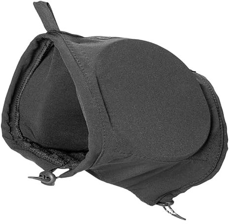 Hunde-Snood-Gehörschutz, verstellbare Geräuschunterdrückung, Haustier-Ohrenschützer zum Schutz des Gehörs, Hals- und Ohrenwärmer für Hunde,weichen Haustier-Lärmschutz-Ohrenschützern (Schwarz, L)