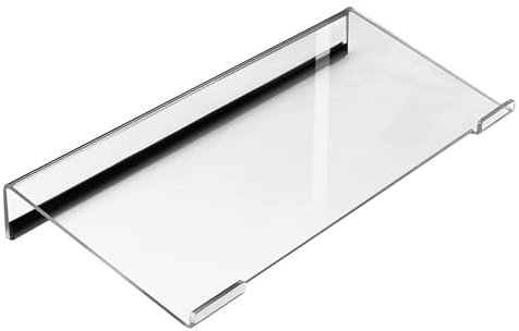 Eoixuqba Acrylic Computer Keyboard Stand Tilt - Acrylic Keyboard Stand Clear, Tilted Keyboard Stand, Acrylic Keyboard Holder Tilt, Keyboard Stand For Ergonomic Typing, For PC Rooms Schools Desks